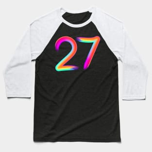 Brushed 27 Baseball T-Shirt